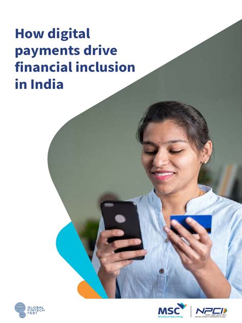 Digital Payments Driving Financial Inclusion Pdf Debit Card