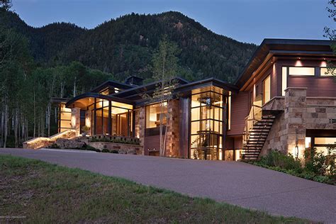 15,000 Square Foot Modern Mountain Mansion In Aspen, CO | THE AMERICAN ...