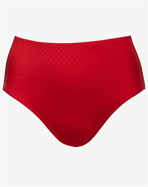 SALE ULLA St Tropez Hoog Bikini Broekje Rood