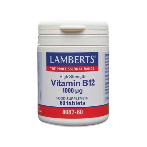 Lamberts Vitamin B12 1000μg 60 ταμπλέτες Pharmacy1