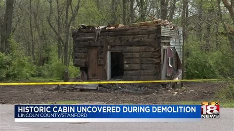 Historic Cabin Uncovered During Demolition Youtube