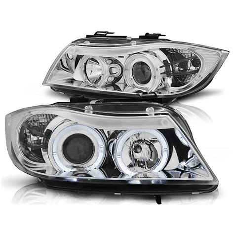 Faros Delanteros Angel Eyes Bmw Serie E Chrom