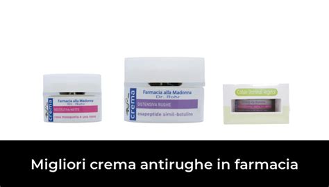 Migliori Crema Antirughe In Farmacia Nel Secondo Esperti