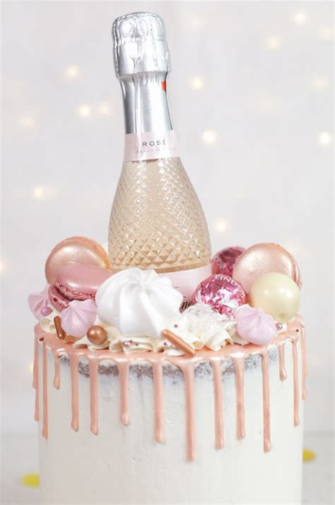 Rose Gold Drip Cake Cakey Goodness