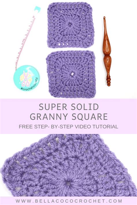 Super Solid Granny Square Granny Square Granny Square Pattern Free