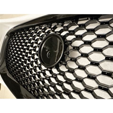 Black Front Upper Radiator Grille Mesh Grill For Jaguar XF XFR 2016