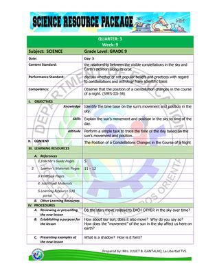 St Century Literature Lp Semi Detailed Lesson Plan In St