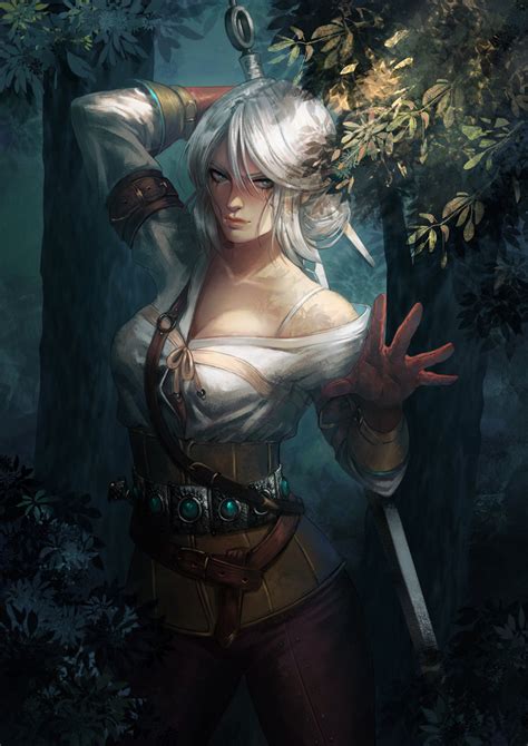 Cirilla Fiona Elen Riannon The Witcher Mobile Wallpaper By Yoneyu