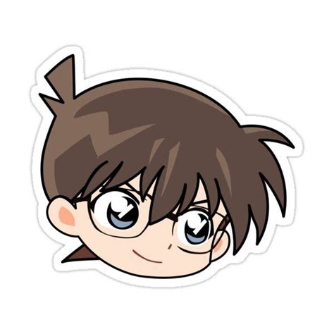 Cute Conan Sticker By Jamescmarshall In 2022 Chibi Conan Cute Chibi