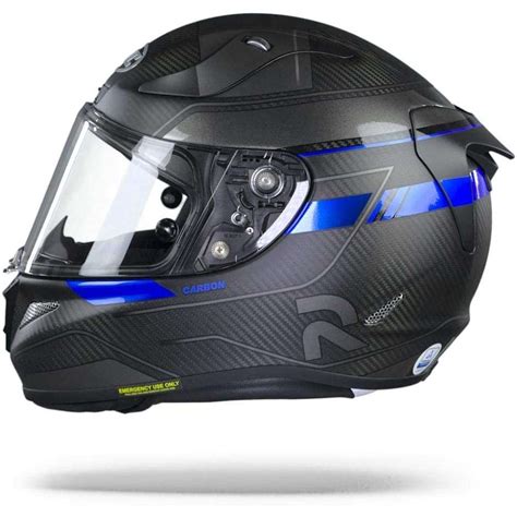 Full Face Helmet Moto Hjc Carbon Rpha Carbon Nakri Mc Sf Black Blue