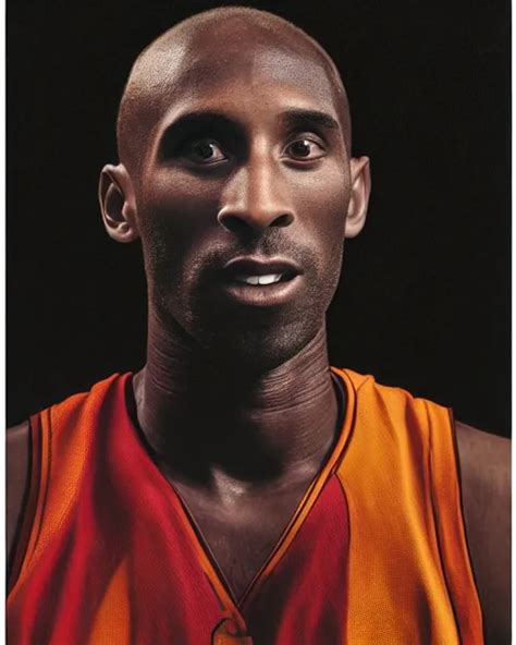 Portrait Of Kobe Bryant Peaceful Old And Wrinkled Stable Diffusion