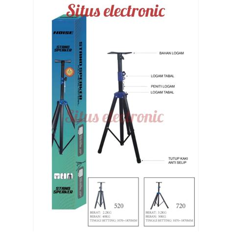 Tripod Speaker Noise SPS720 Full Iron Original Stand Speaker SPS 720