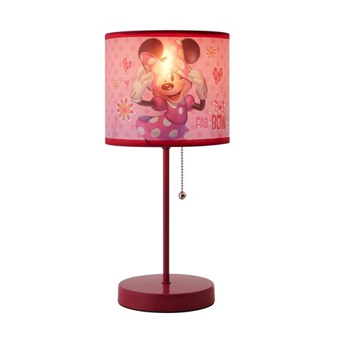 Minnie Mouse Die Cut Stick Table Lamp Etsy