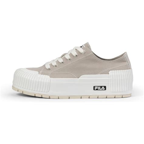 FILA Ниски маратонки таупе сиво / черно / бяло - GLAMI.bg