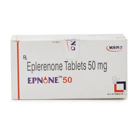 Eptus Eplerenone Mg Tablet Packaging Type Strips Packaging Size