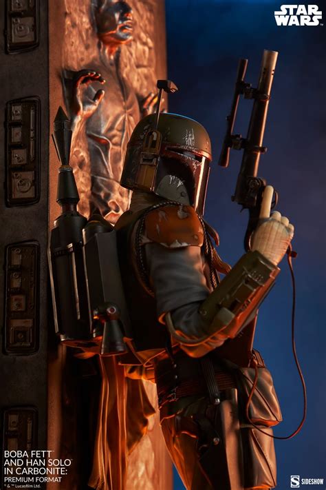 Sideshow Collectibles Premium Format Boba Fett And Han Solo In