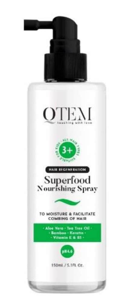 Qtem. Детский питательный спрей для увлажнения и облегчения ...