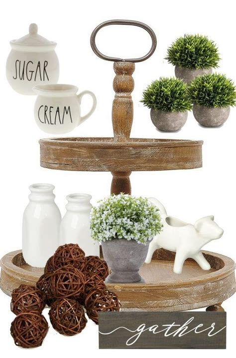 Essential Items You Need To Style A Farmhouse Tiered Tray Of Life