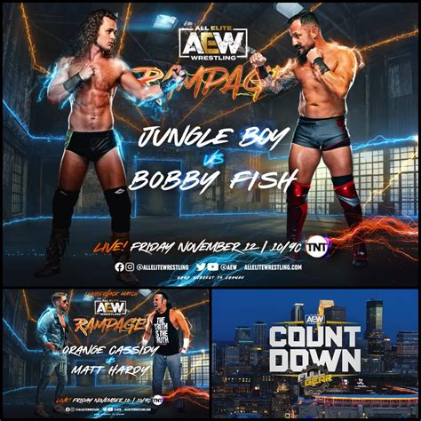 Card For Tonight S Aew Rampage Immediately Followed By Countdown To