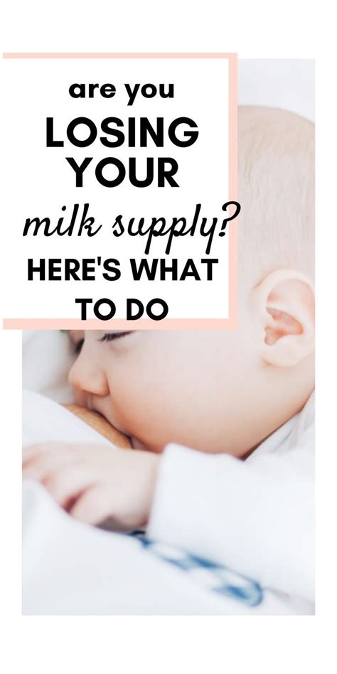 Warning Signs You Have A Low Milk Supply And What To Do Artofit