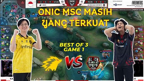 ROSTER MSC ONIC EMANG MASIH KUAT BANGET DAH ALTER EGO Vs ONIC Game