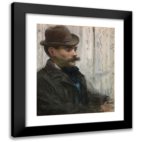 Édouard Manet 12x14 Black Modern Framed Museum Art Print Titled