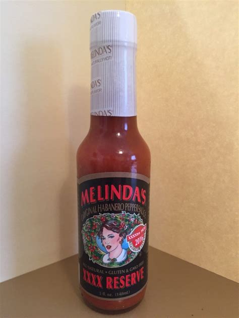 MELINDAS ORIGINAL HABANERO XXXXTRA RESERVE HOT SAUCE 5oz Scorched Lizard Sauces