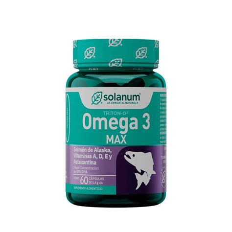 Suplemento Alimenticio Solanum Omega Max C Psulas De G C U