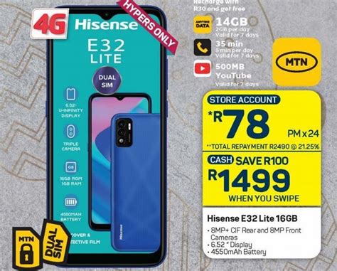 Hisense E Lite Gb Offer At Pick N Pay