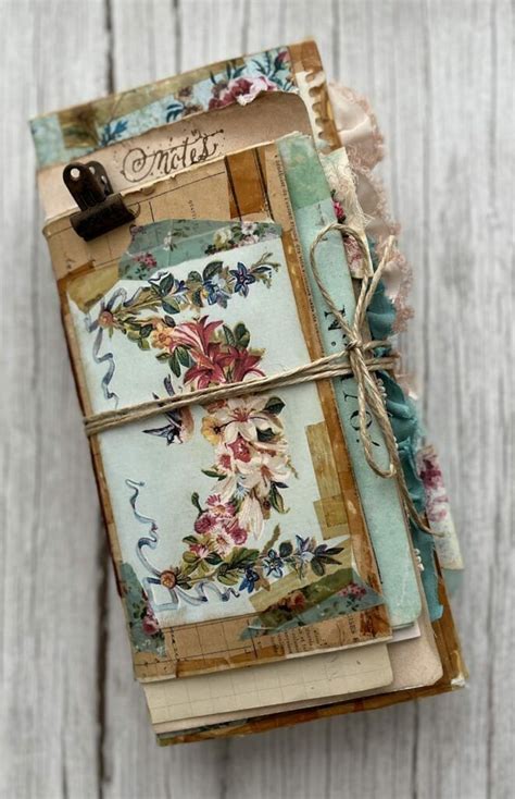 Tattered Florals Flip Flop Journal By Beth Wallen The Graphics Fairy