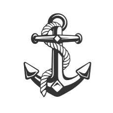 Navy Anchor Vector at Vectorified.com | Collection of Navy Anchor ...