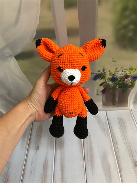 Fox plush toy Realistic stuffed animal Christmas present for | Etsy