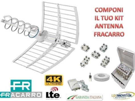 Kit Antenna Digitale Terrestre Fracarro K Hd Completo