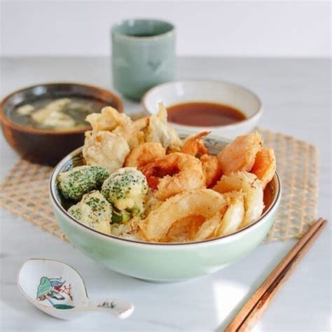 Shrimp And Vegetable Tempura Donburi Rice Bowls The Woks Of Life