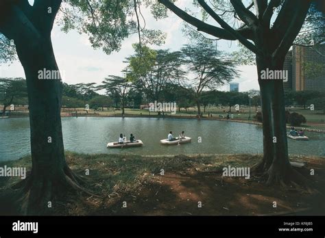 Kenya Nairobi Uhuru Park Stock Photo Alamy