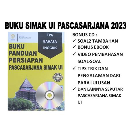 Jual Buku Panduan Dan Persiapan Simak Ui Pascasarjana Kab