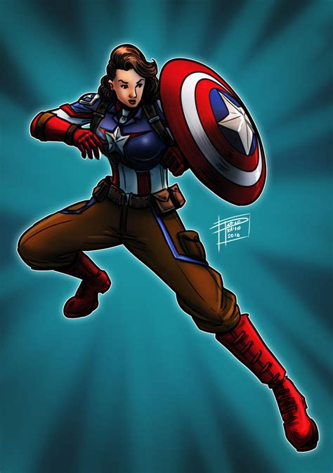 Peggy Captain America By Optimuspraino by singory on DeviantArt