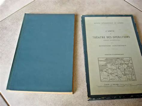 CARTE DU THÉÂTRE des opérations front occidental WW1 Première guerre