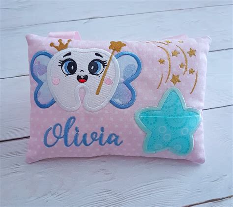 Tooth Fairy Pillow Embroidery Design Tooth Fairy Pillow In | Etsy