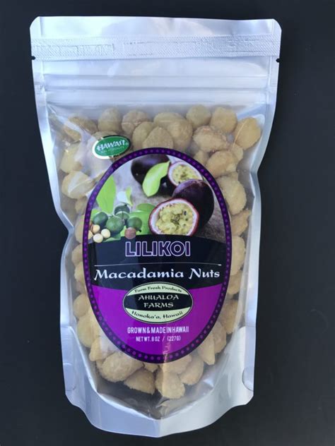 Ahualoa Farms Lilikoi Macadamia Nuts Tutu S Pantry