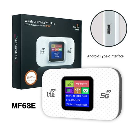 2023 NEW Mifi MF68E Modified Unlocked Wifi Modem Pocket Mifi Router Support Unlimited Data Plan ...