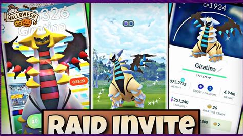 Altered GIRATINA Raid INVITE SHUNDO Hunt Rajlife YouTube