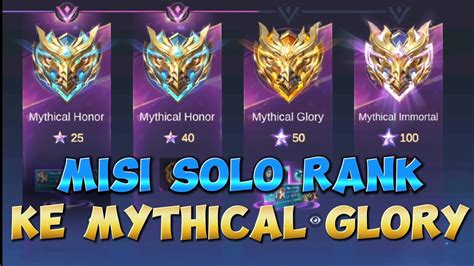 Lanjutkan Misi Solo Rank Ke Mythical Glory Reset Season Hari Lagi