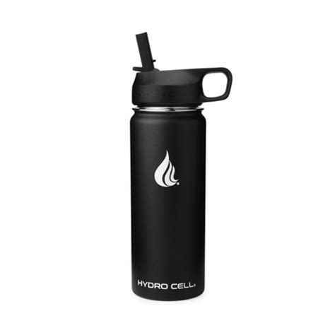 18oz Black Hydro Cell Wide Mouth Stainless Steel Water Bottle : Target