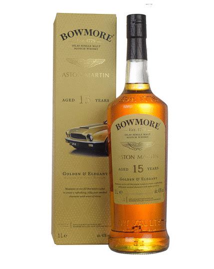 Bowmore Aston Martin Golden And Elegant Year Old Single Malt