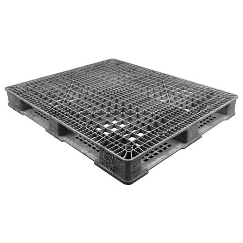 40 X 48 Stackable Fda Approved Plastic Pallet Grey Best Plastic