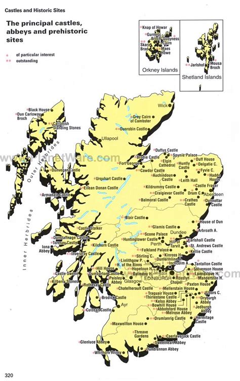 Great British Castles Map