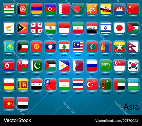 Flags Of Asian Countries