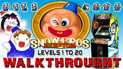 SNOW BROS WALKTHROUGH Levels 1 to 20 - Arcade / Mame ( Retro Games ...