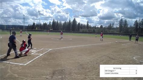 Nwac Softball St Round Mt Hood Vs Sw Oregon Youtube